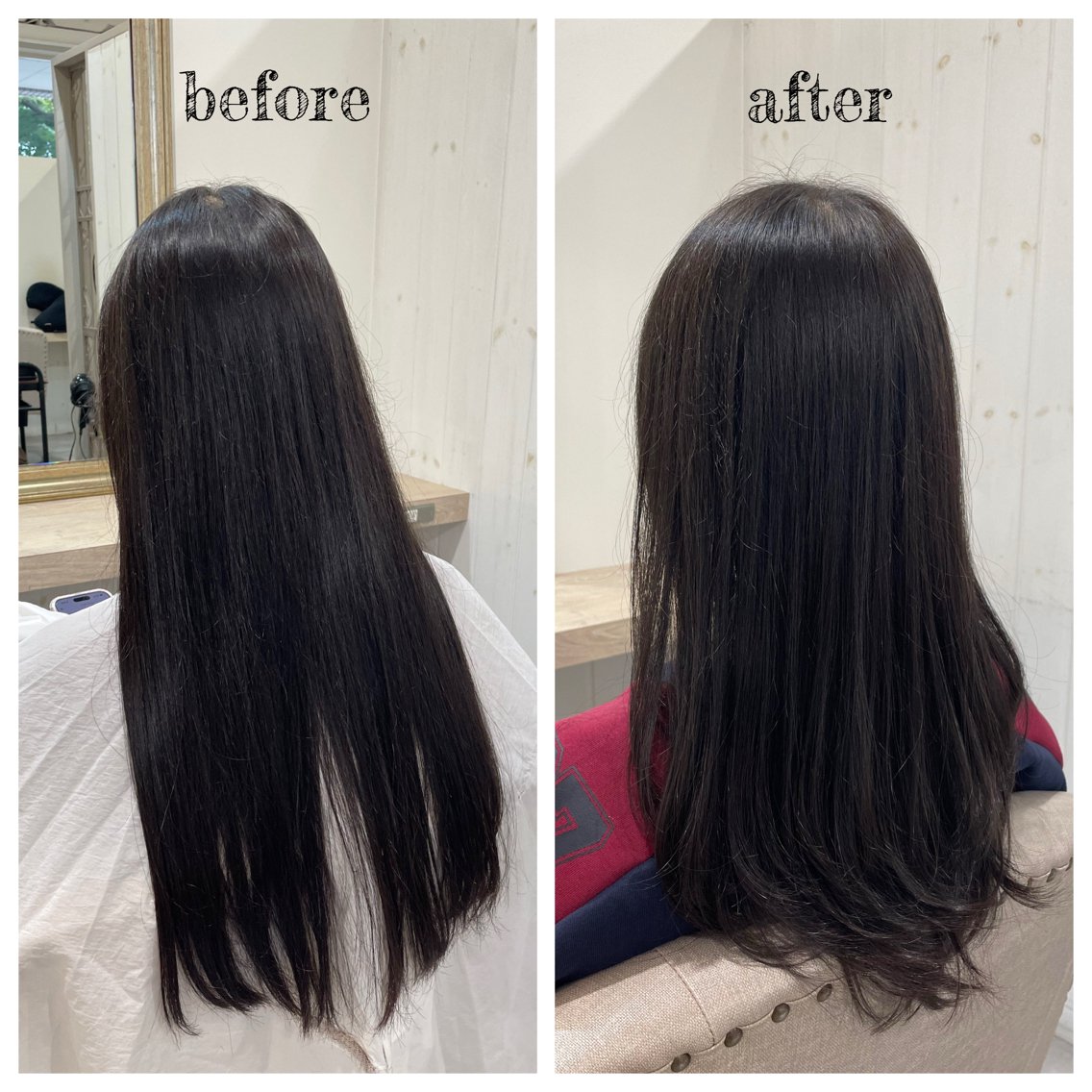 ロング レイヤーカット PutiLuca 浅川のヘアスタイル