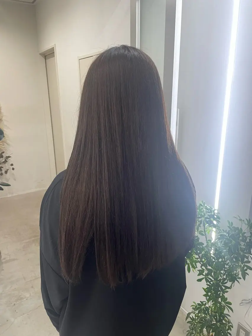 カラー ヘアカラー 中山 花音のヘアスタイル