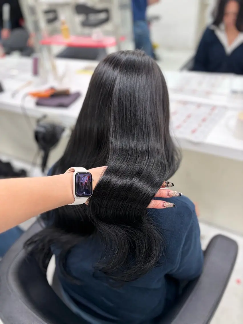 ロング カラー ヘアアレンジ ヘアカラー トリートメント さくら🍒 暖色カラー/髪質改善のヘアスタイル