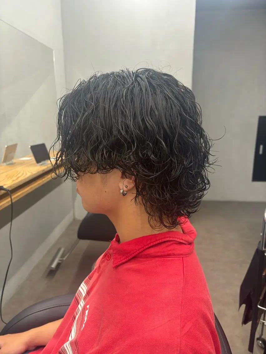 セミロング パーマ メンズ カット パーマ トリートメント メンズ支持率NO.1 マサキのヘアスタイル