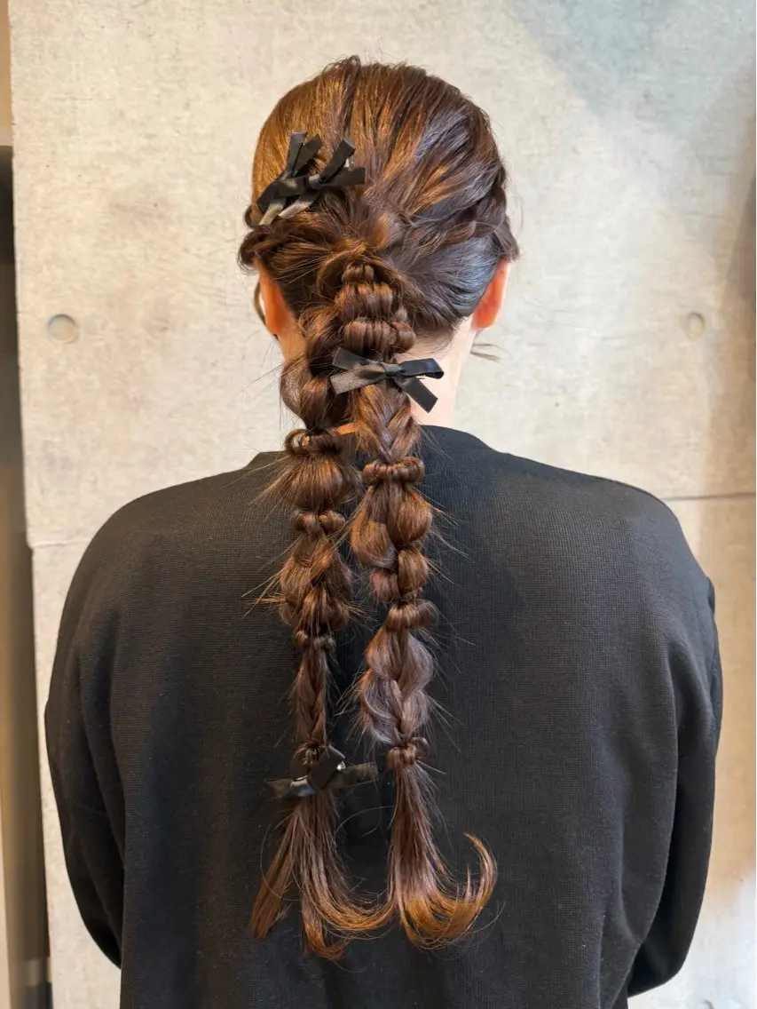 【🎀編みおろし限定🎀】ヘアセット💫の写真