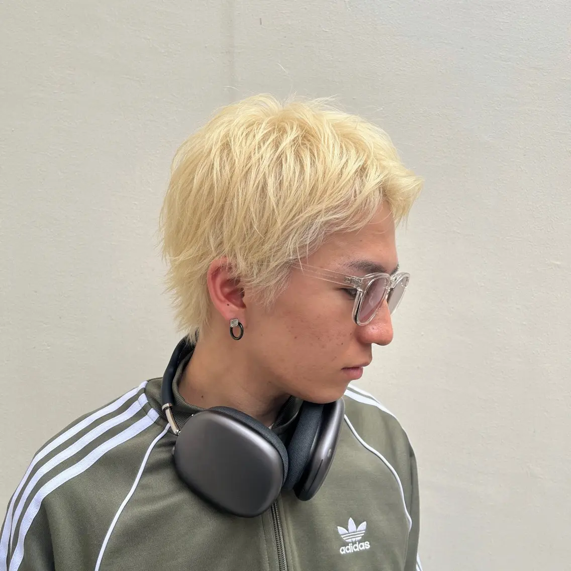 カラー メンズ メンズハイトーン スパイキーショート ハイトーンカラー ⚜️ブリーチ× 透明感✨Hayatoのヘアスタイル