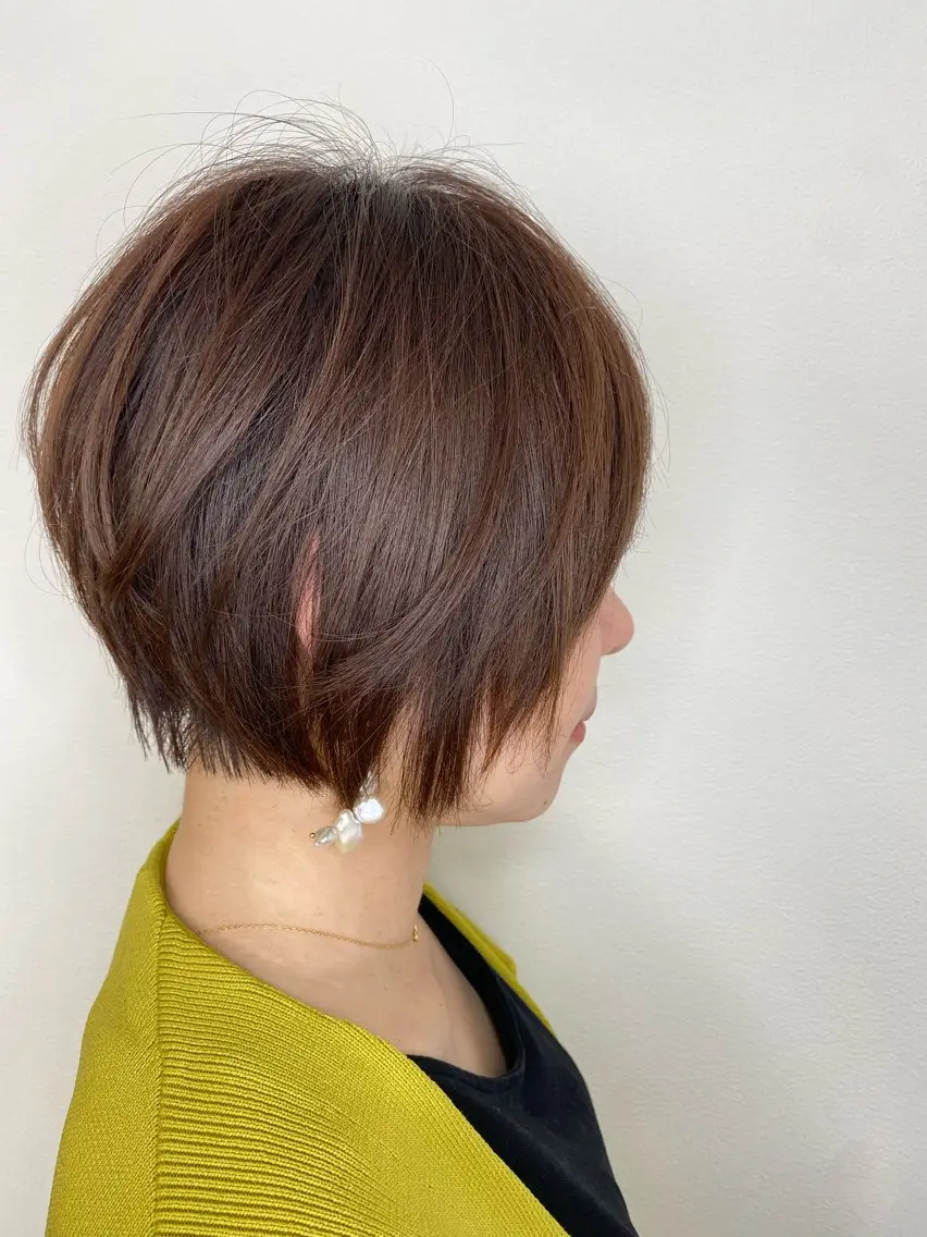 ショート カラー ショートヘア カット ヘアカラー トリートメント Hiroshi ヒロシのヘアスタイル