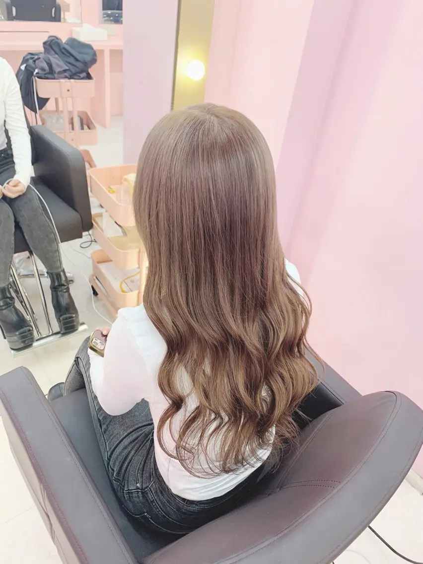 ロング カラー ヘアカラー トリートメント 甘ふわgirly🎀 ハイトーン🤍Ramのヘアスタイル