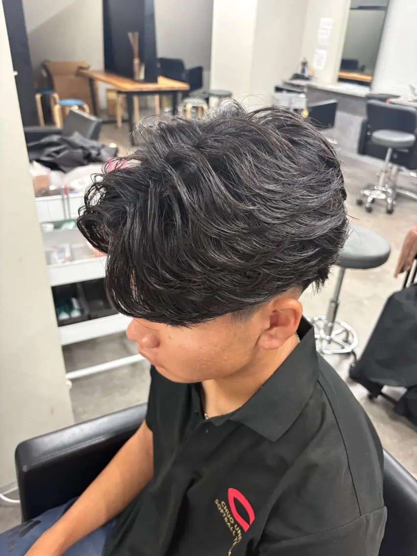 パーマ メンズ カット パーマ 🌱立川【縮毛矯正】 璃音🌱のヘアスタイル