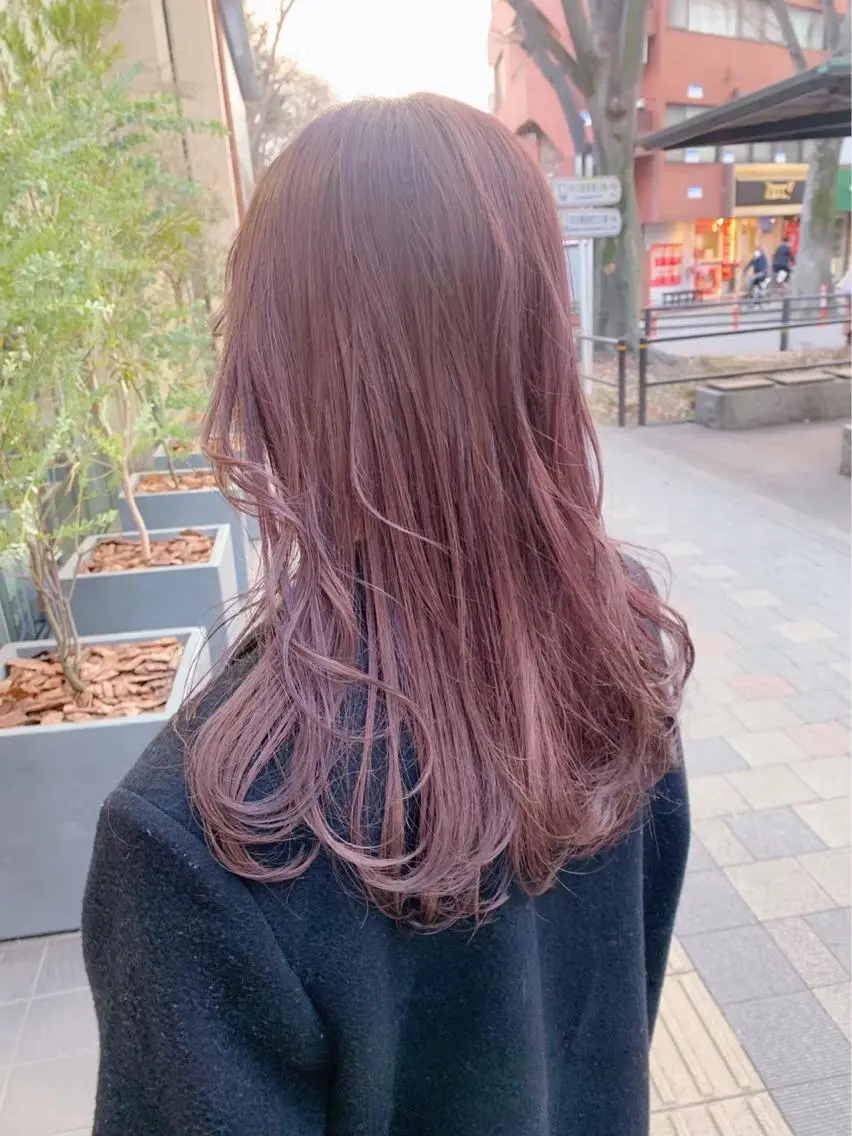 🍁【暖色にしたい方限定❕】暖色系ブリーチカラー+超音波トリートメント付き！🍁の写真