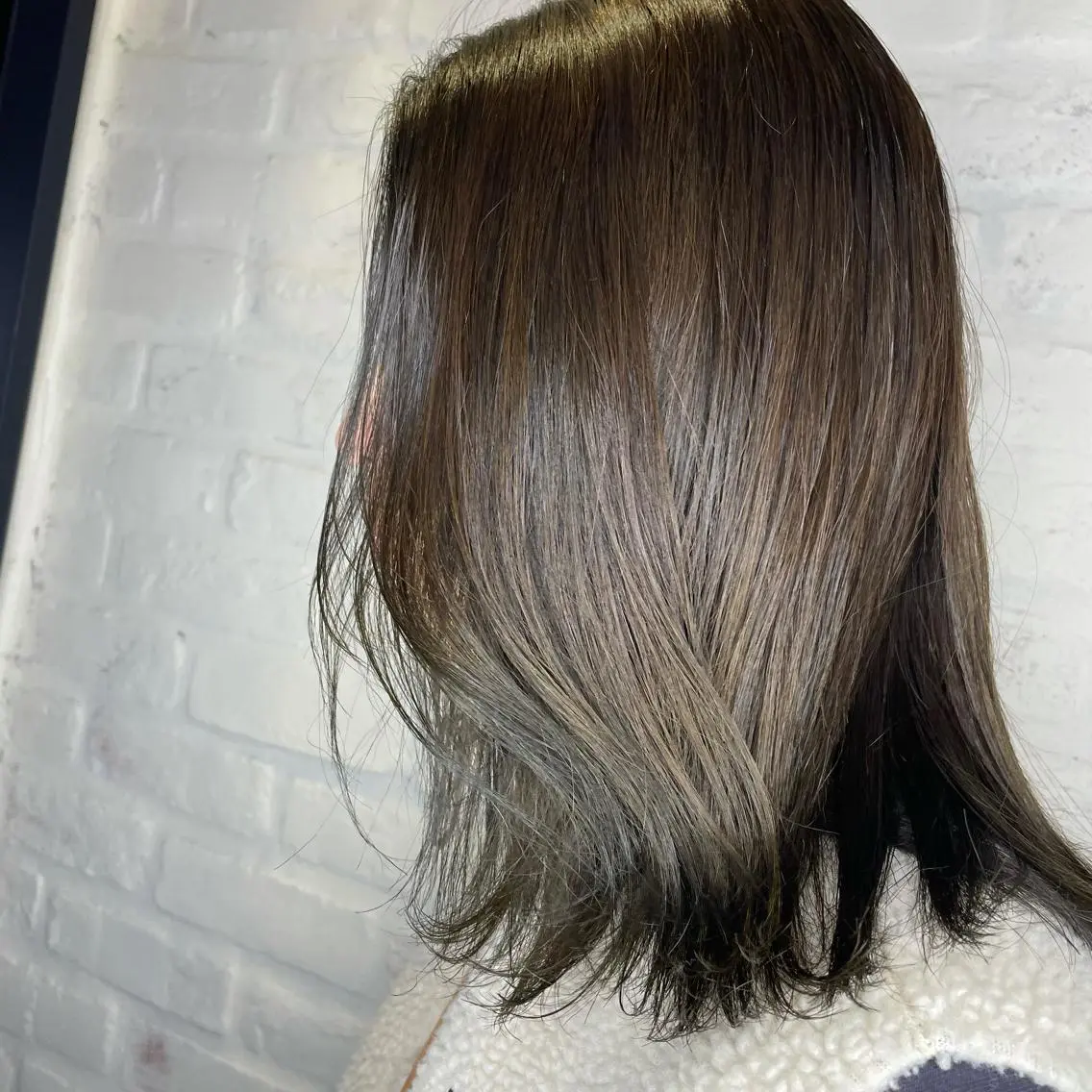 ミディアム カラー ヘアアレンジ アッシュ 🌈トップデザイナー 金沢駅近nanamiのヘアスタイル