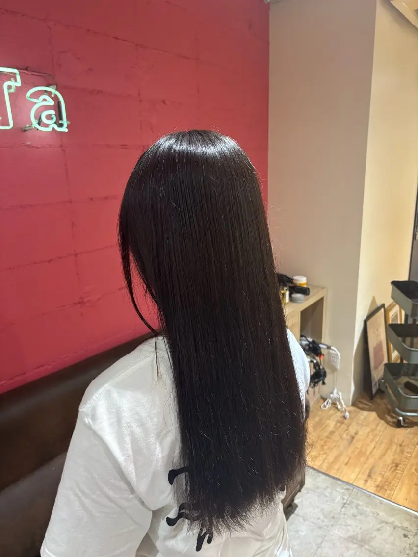 ロング 縮毛矯正 トリートメント 🍀うる艶カラー🍀 ayuのヘアスタイル