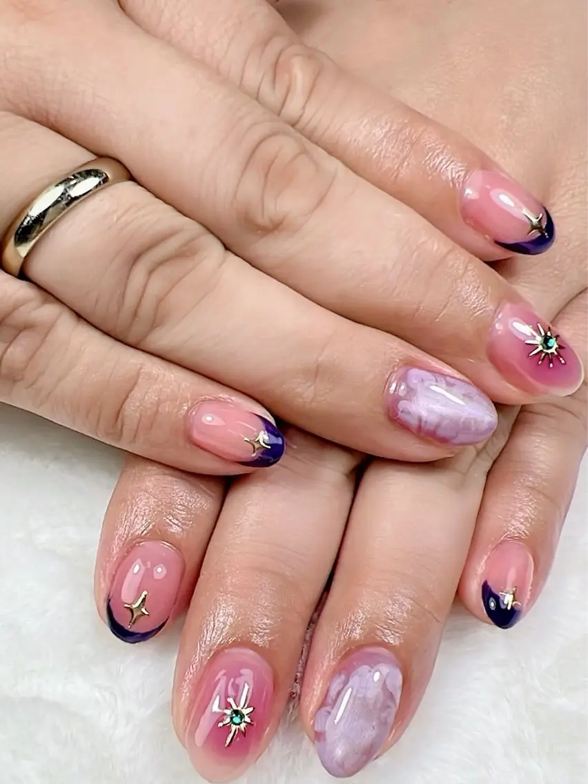 ネイル ハンドネイル 比嘉 シンティアのネイルデザイン