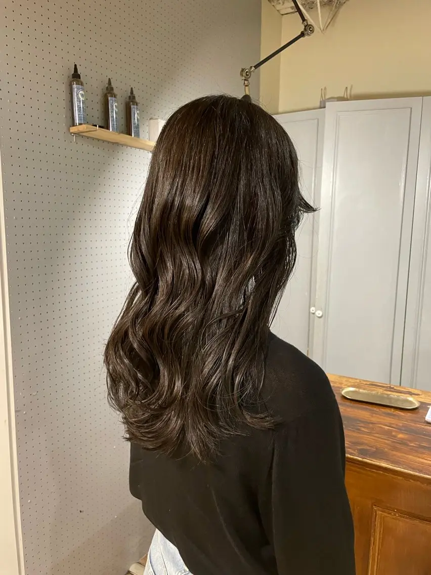 セミロング カラー カット ヘアカラー トリートメント 🤩噂のMr.髪ポジ ティブ®️yu🤩のヘアスタイル
