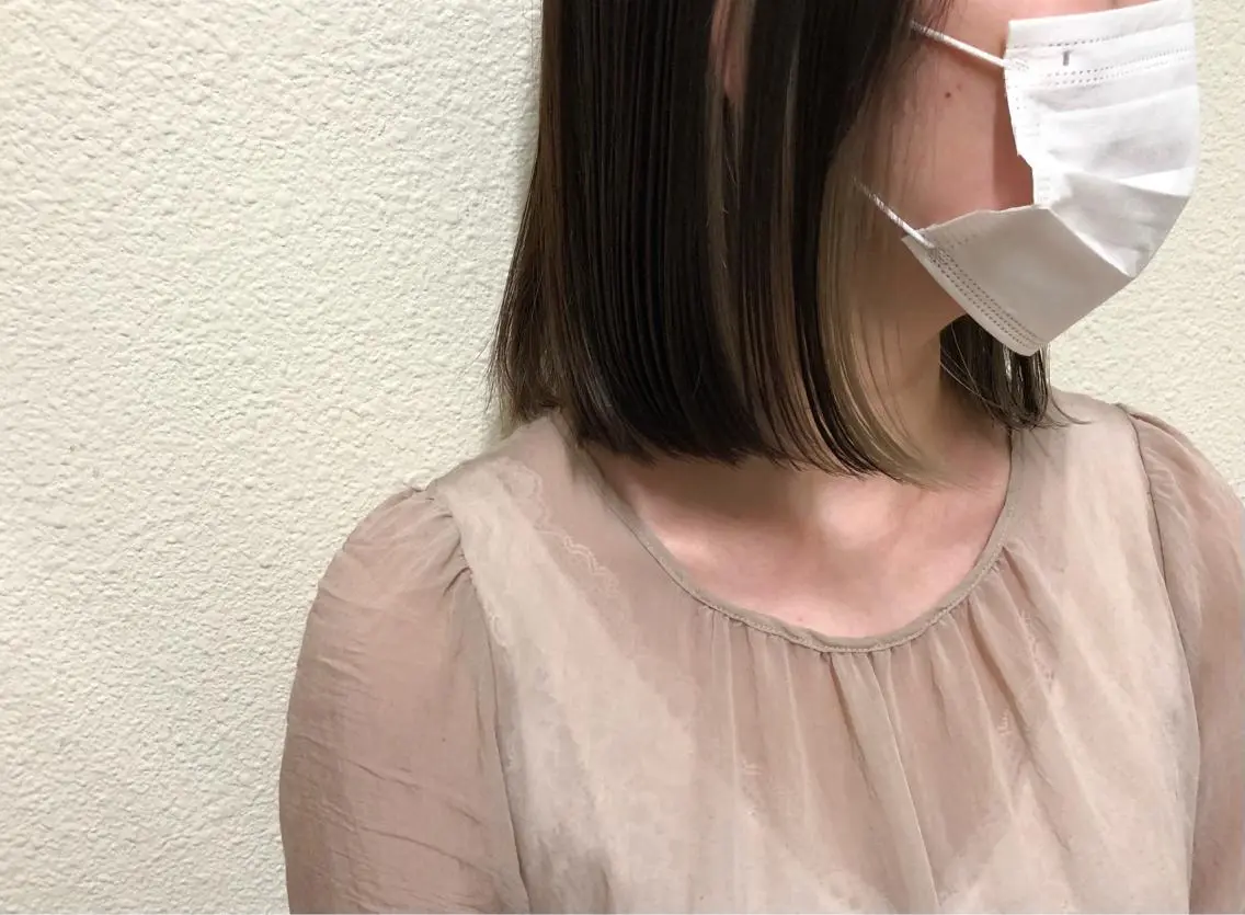 ミディアム カラー インナーカラー 🌼こやま かおり🌼のヘアスタイル