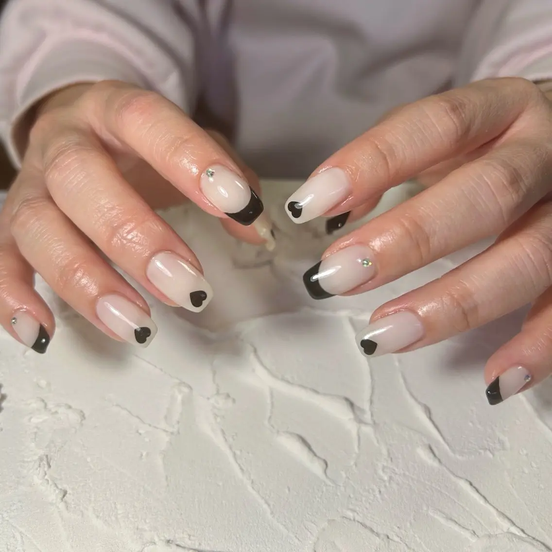 ネイル バレンタイン ハンドネイル Lofinails ちひろのネイルデザイン
