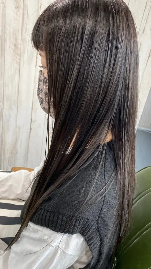 ロング カット 縮毛矯正 トリートメント 田町駅徒歩5分 🌼fumiのヘアスタイル