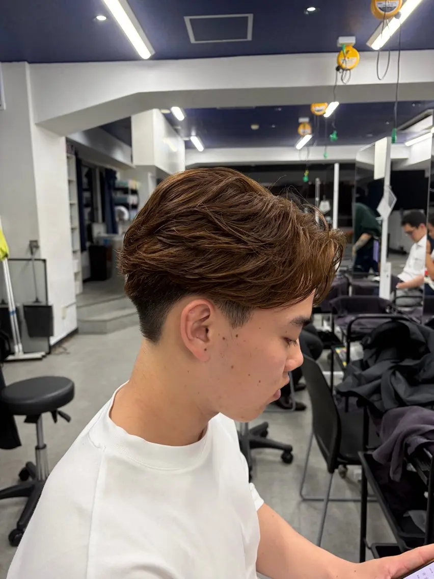 カラー パーマ メンズ メンズパーマ カット ヘアカラー パーマ 【"漢らしい" 作ります】昇陽のヘアスタイル