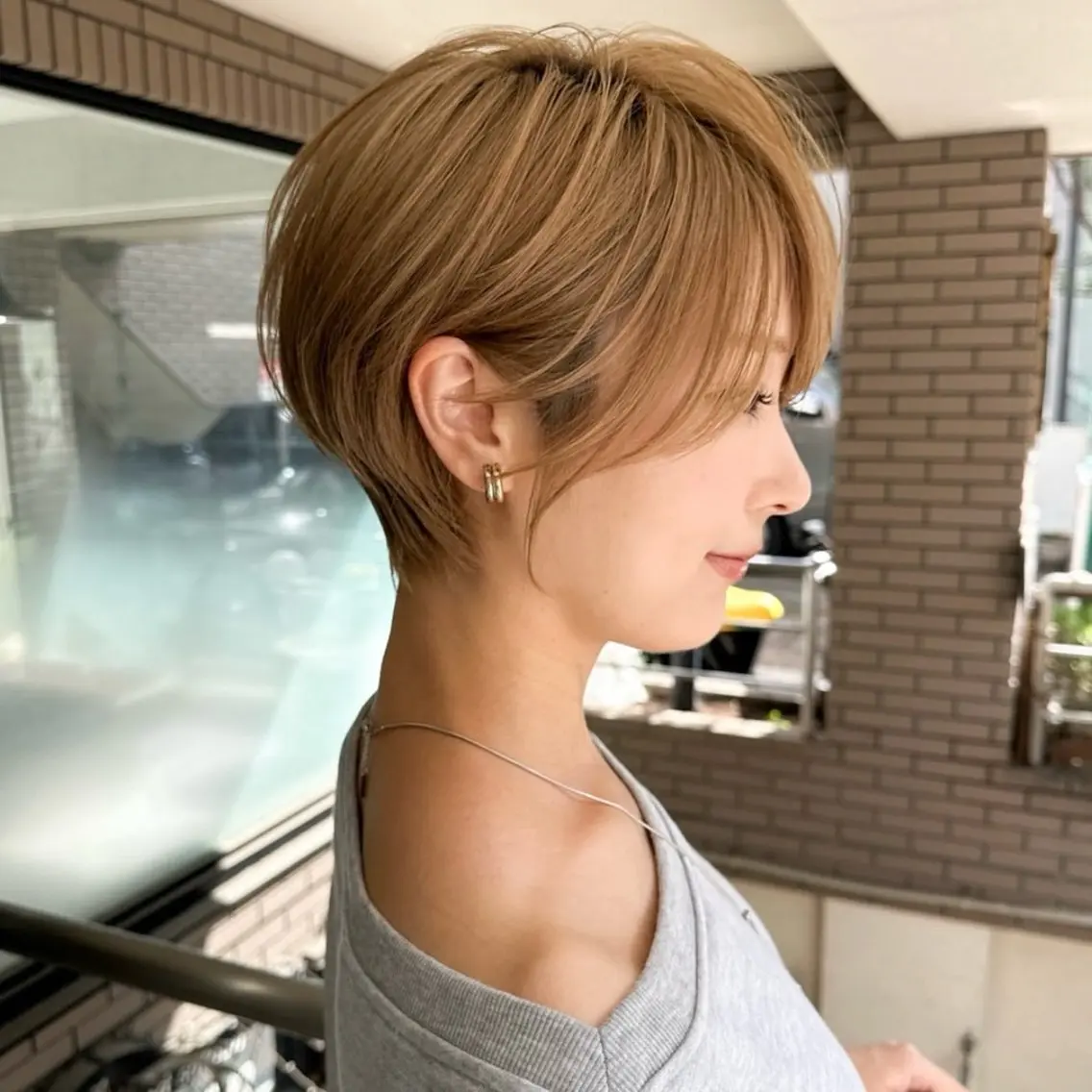 ショート 艶カラー/ヘアセット 着付け　ふうか　渋谷のヘアスタイル