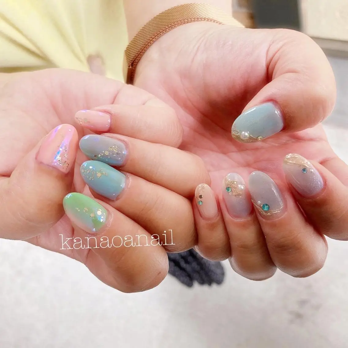 ネイル 地爪育成💅 kanaoanailのネイルデザイン