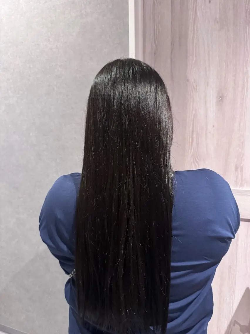 ロング カラー ヘアカラー トリートメント Applause カリンのヘアスタイル