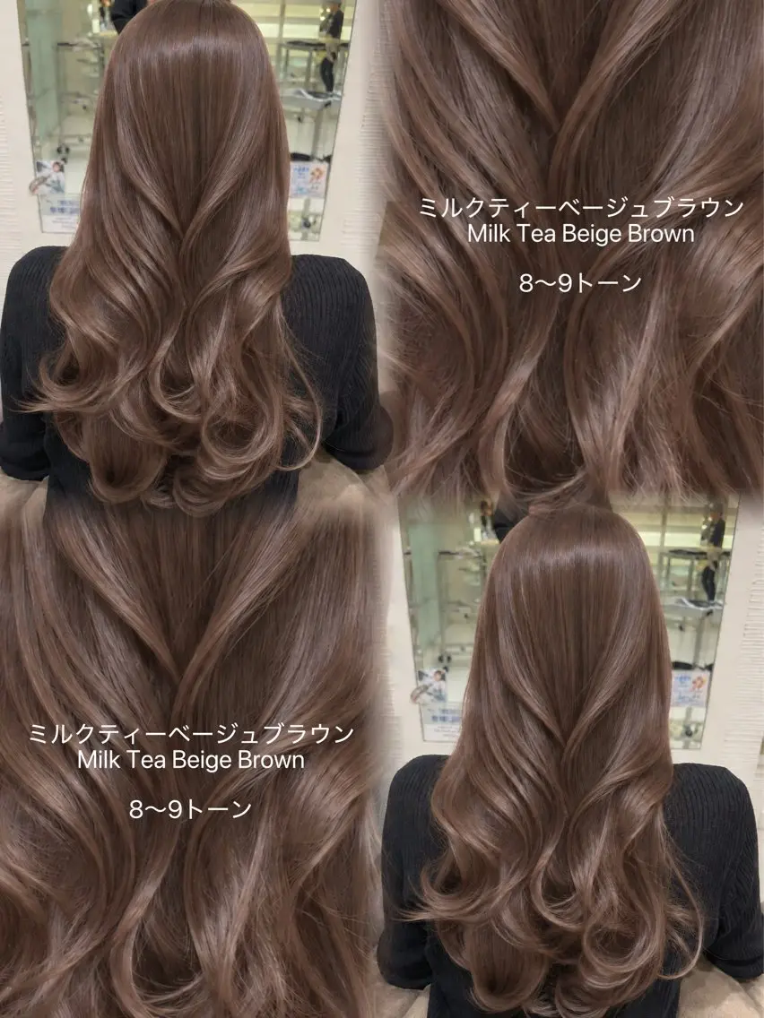 ロング カラー ヘアカラー イエベ似合わせ🤎/ 透明感/縮毛/えるのヘアスタイル