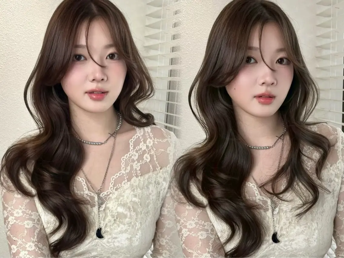 ロング レイヤー/ ダブルカラーセナ🎀のヘアスタイル