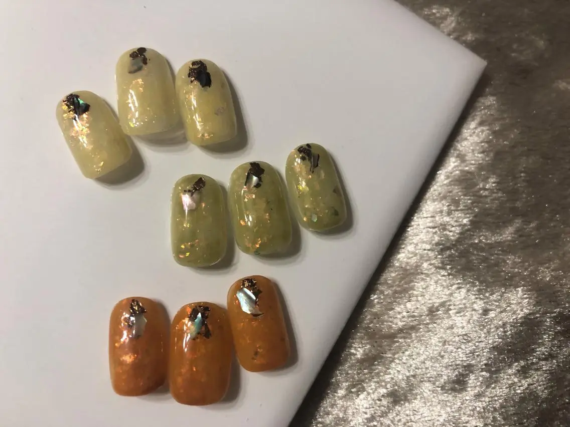 ネイル パラあり！フィルイン 美フォルムのネイルデザイン