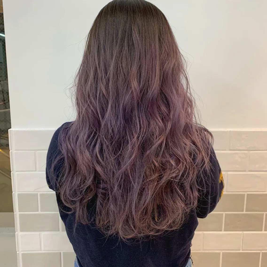 ロング パープルカラー kiyono ⭐︎ダブルカラーのヘアスタイル