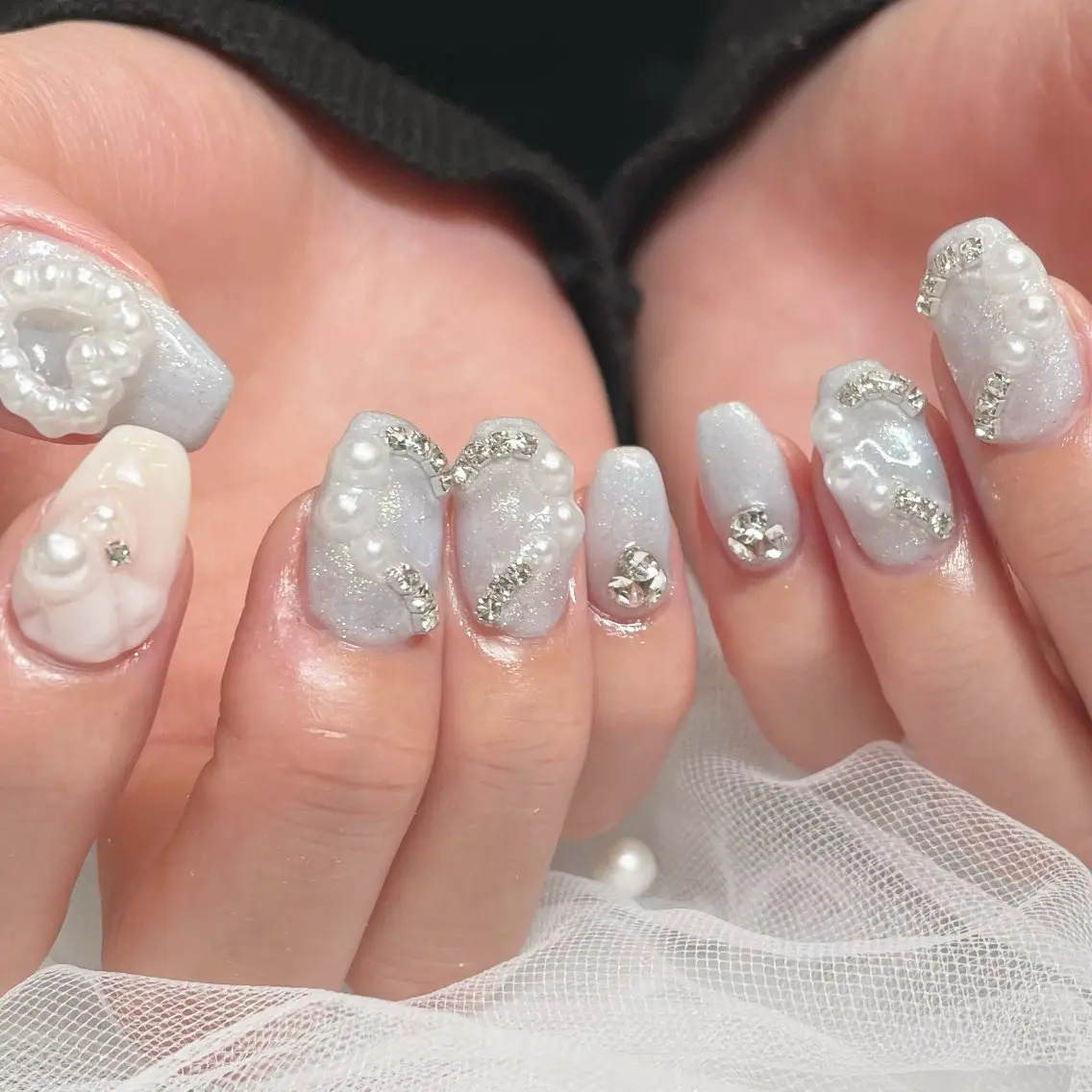 ネイル ハート キラキラネイル ハンドネイル Tsukahara 🌷仙台PARCOのネイルデザイン