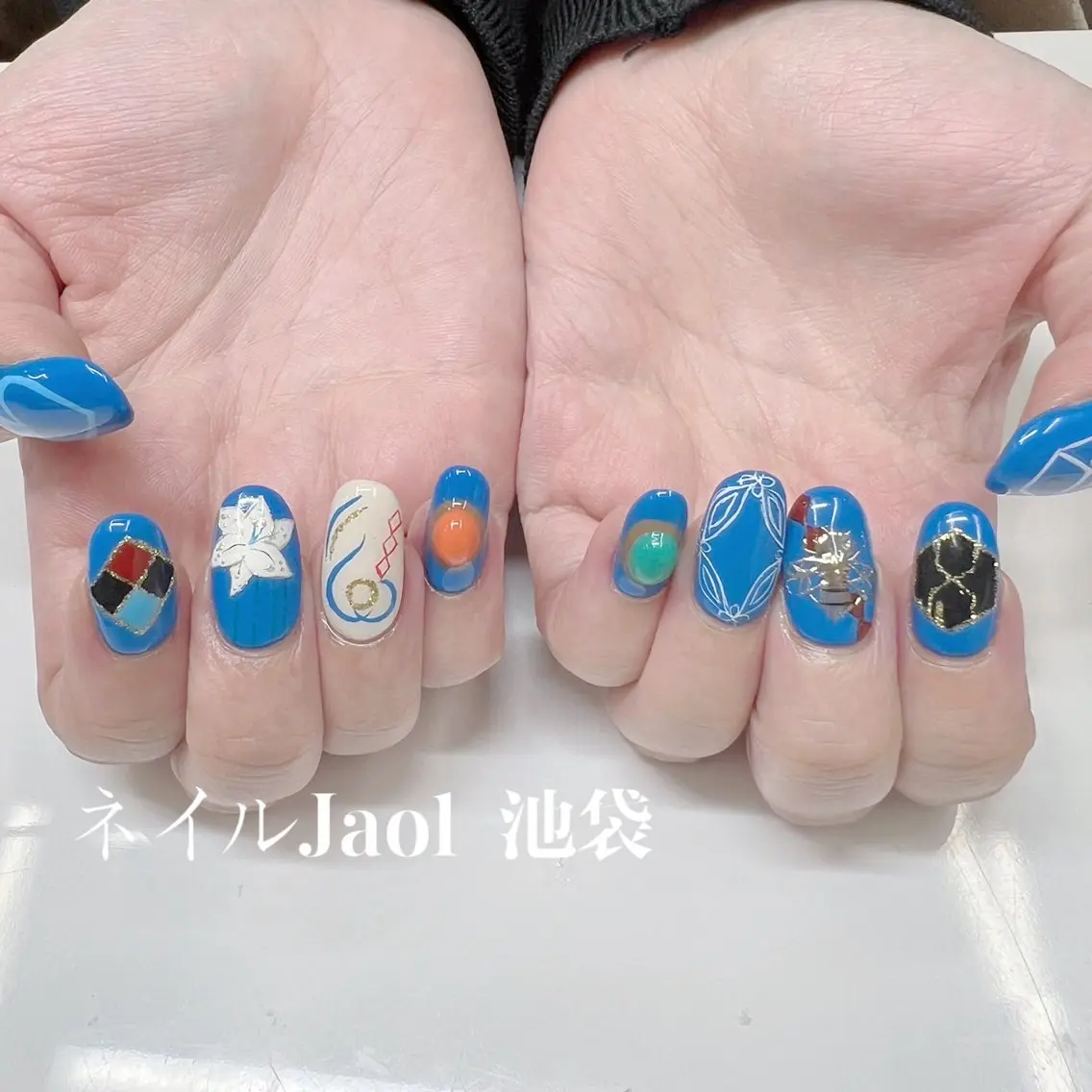 ミディアム ネイルJaol 池袋のネイルデザイン