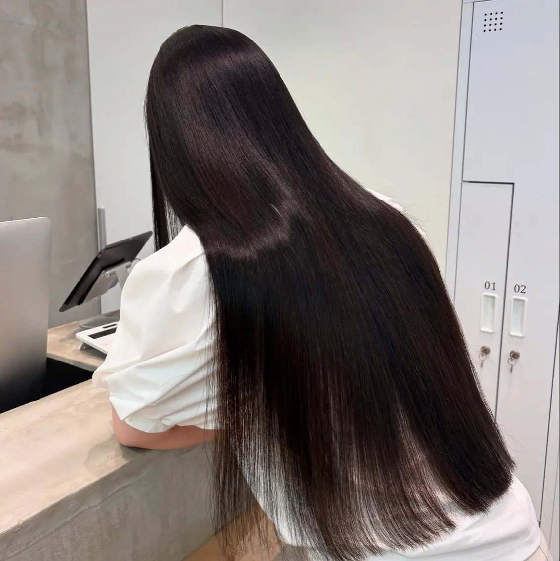 ロング カラー ヘアカラー 縮毛矯正 🫧ボブカット🫧 AYANAのヘアスタイル