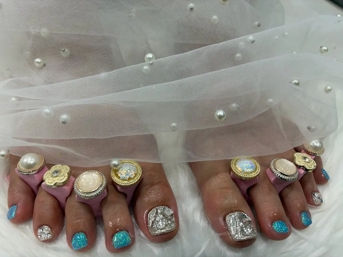 ネイル フットネイル Mermaid Nail saraのネイルデザイン