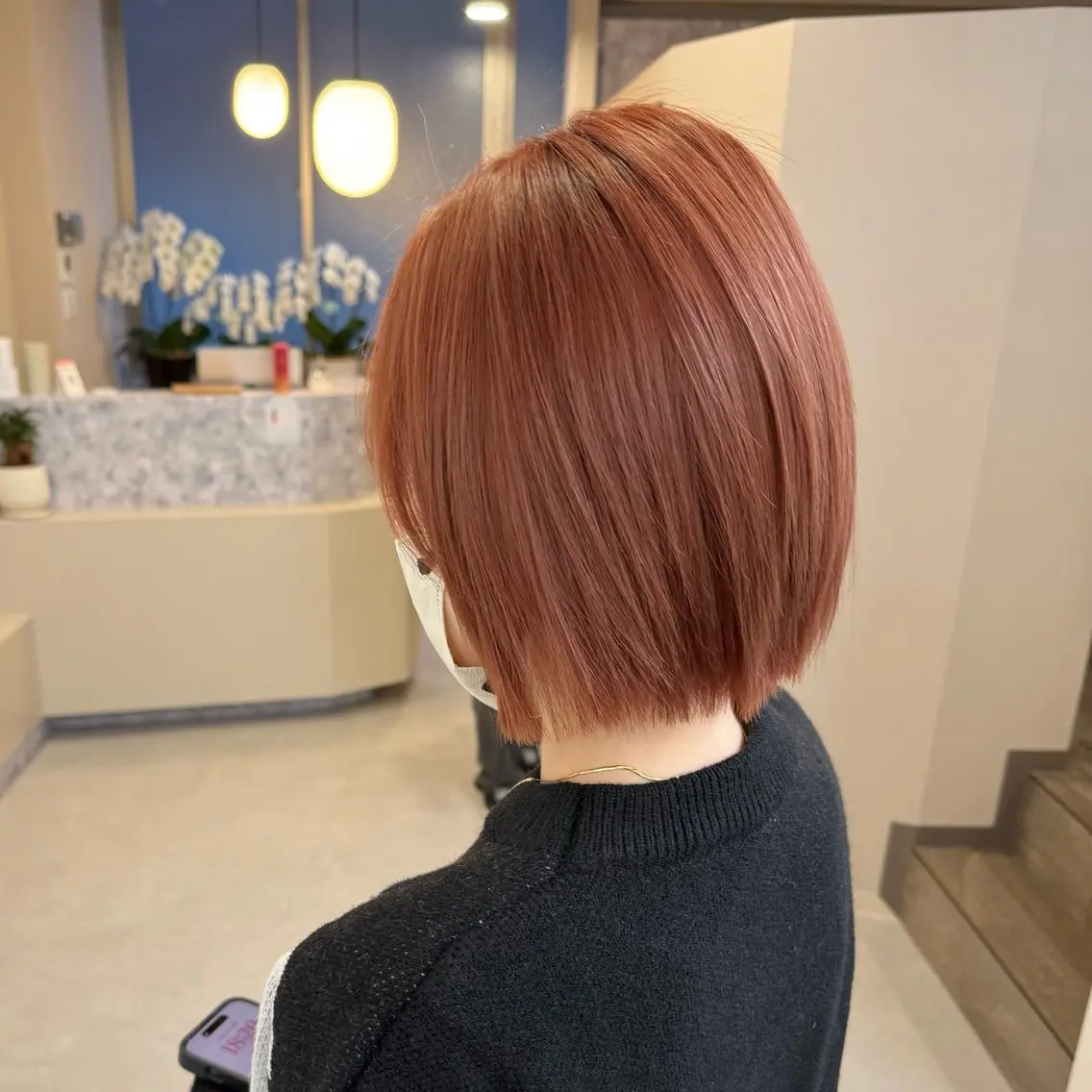 ショート ヘアカラー トリートメント 🫧透明感カラー🫧 大橋美優のヘアスタイル