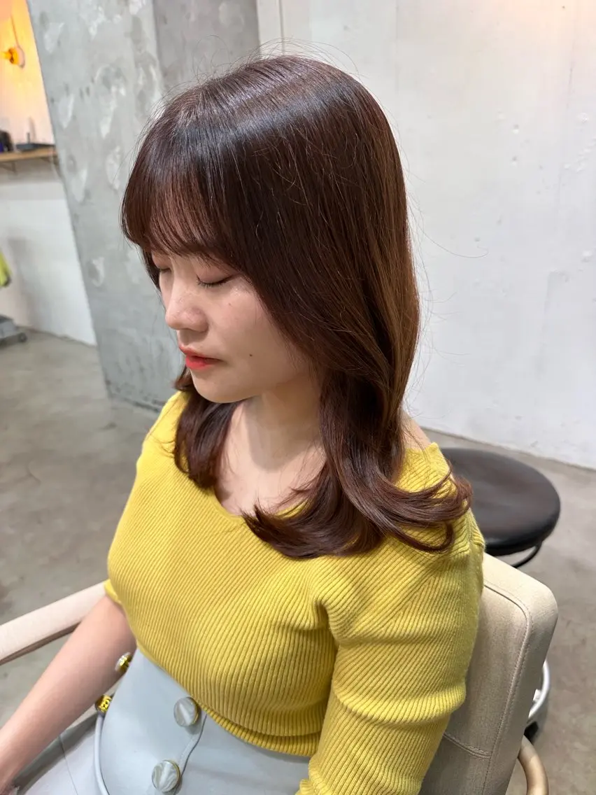 セミロング レイヤーカット カット ❄️高野 杏介❄️ツヤ髪得意！のヘアスタイル