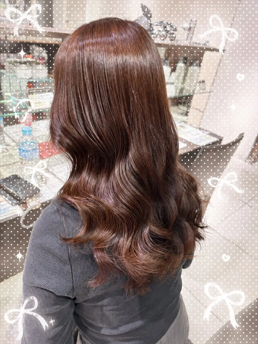 カラー ブラウンカラー 透明感カラー ヘアカラー トリートメント Azu🎀／ﾏﾂｴｸ 🍒／ﾊﾟｰﾏ🖤のマツエク・マツパデザイン