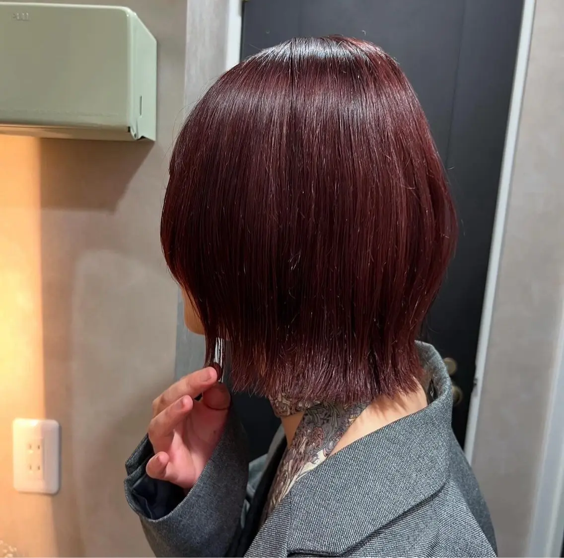 【迷ったらこれ🙂↕️💗】ボブカット➕美髪カラー💍➕Aujua ベーシックトリートメントの写真
