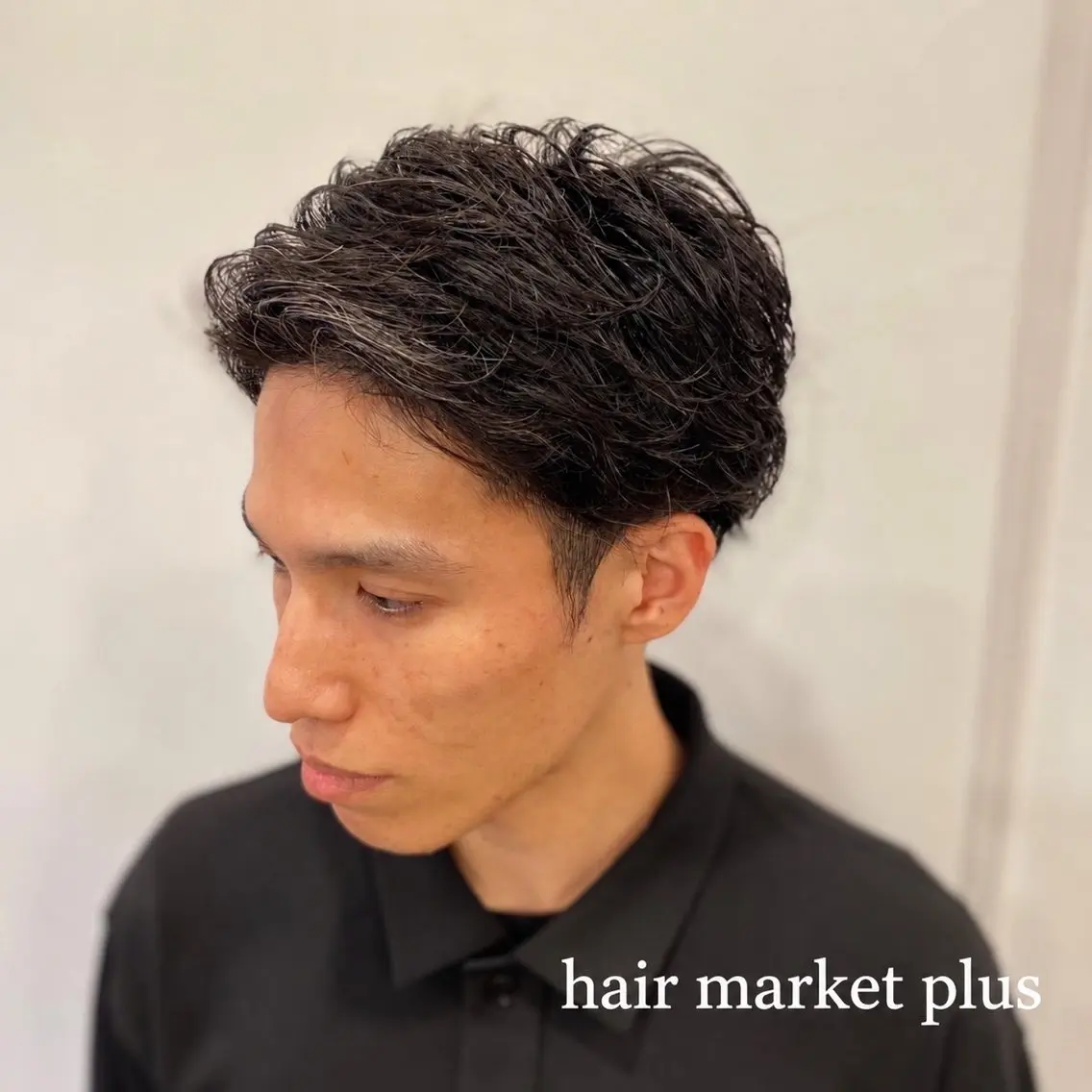 ショート パーマ メンズ メンズパーマ ニュアンスパーマ カット パーマ nakata miのヘアスタイル