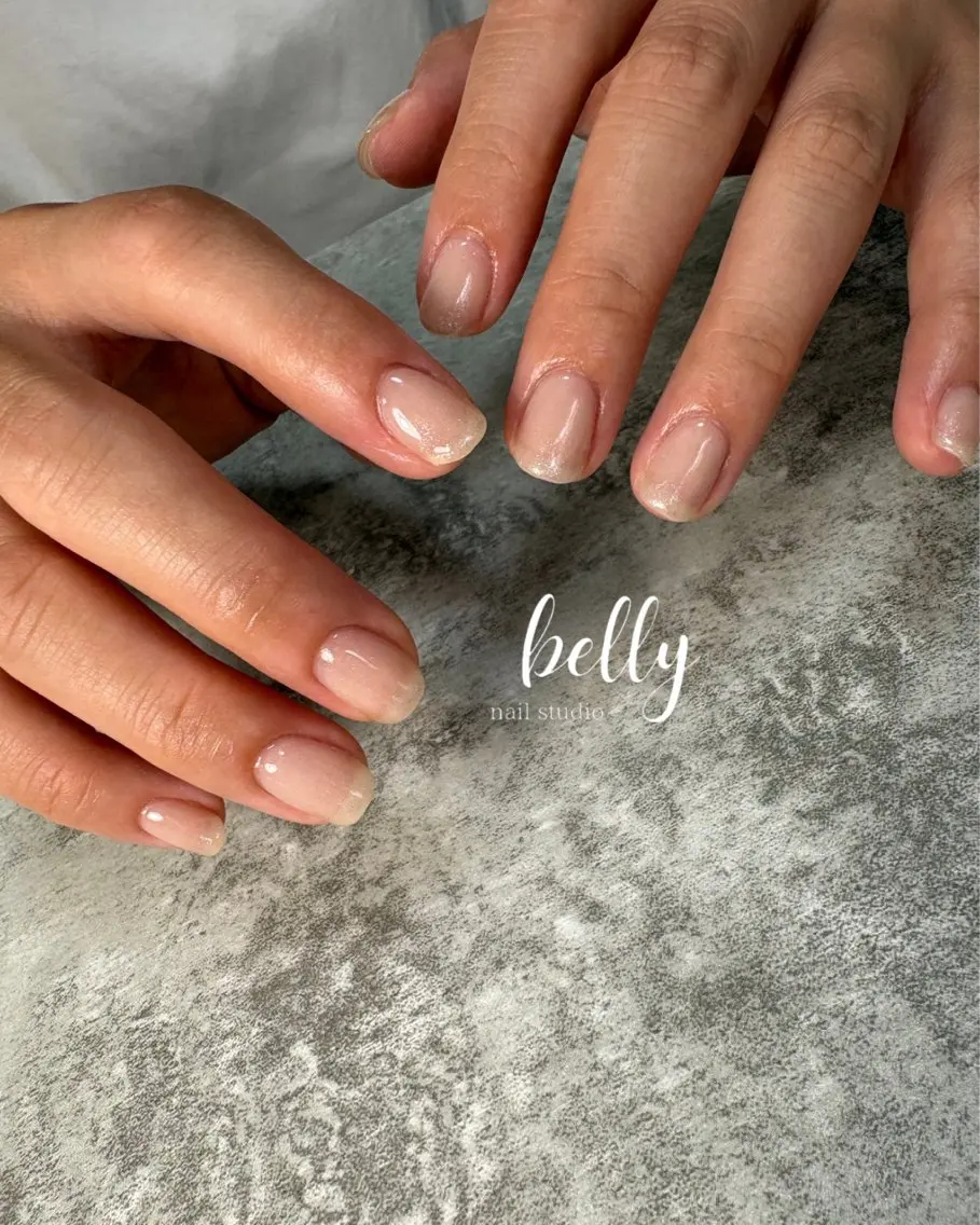 ネイル ハンドネイル belly nail 広島市𖤐˒˒のネイルデザイン