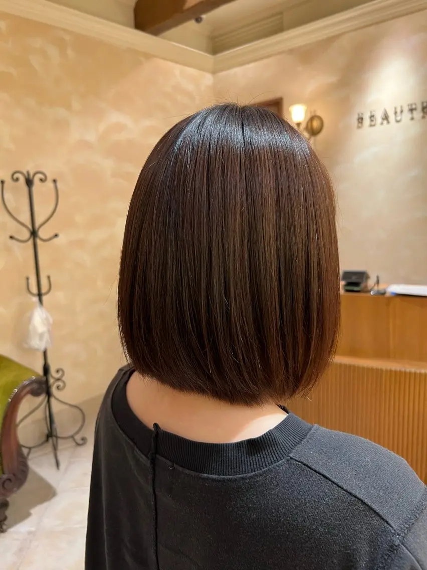 カラー ユウナ/ ショート・ボブ🐰のヘアスタイル