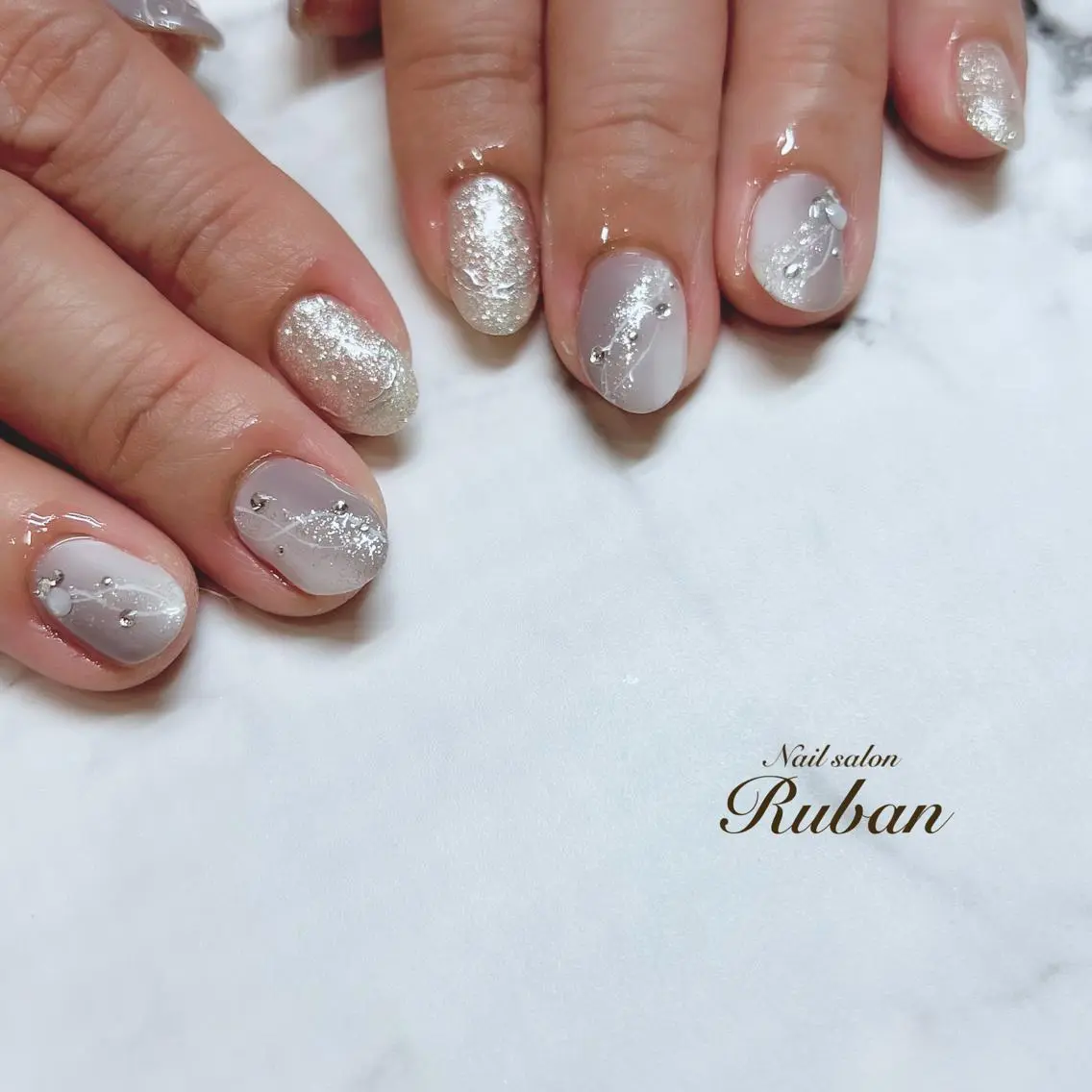 ネイル アートネイル 持ち込み Nail salon Rubanのネイルデザイン