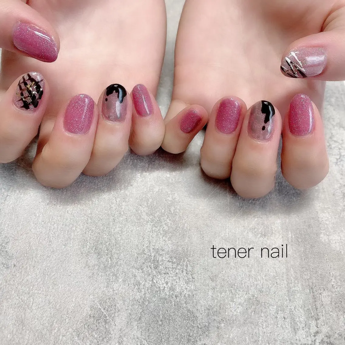 ネイル バレンタイン テネルネイル tener nailのネイルデザイン