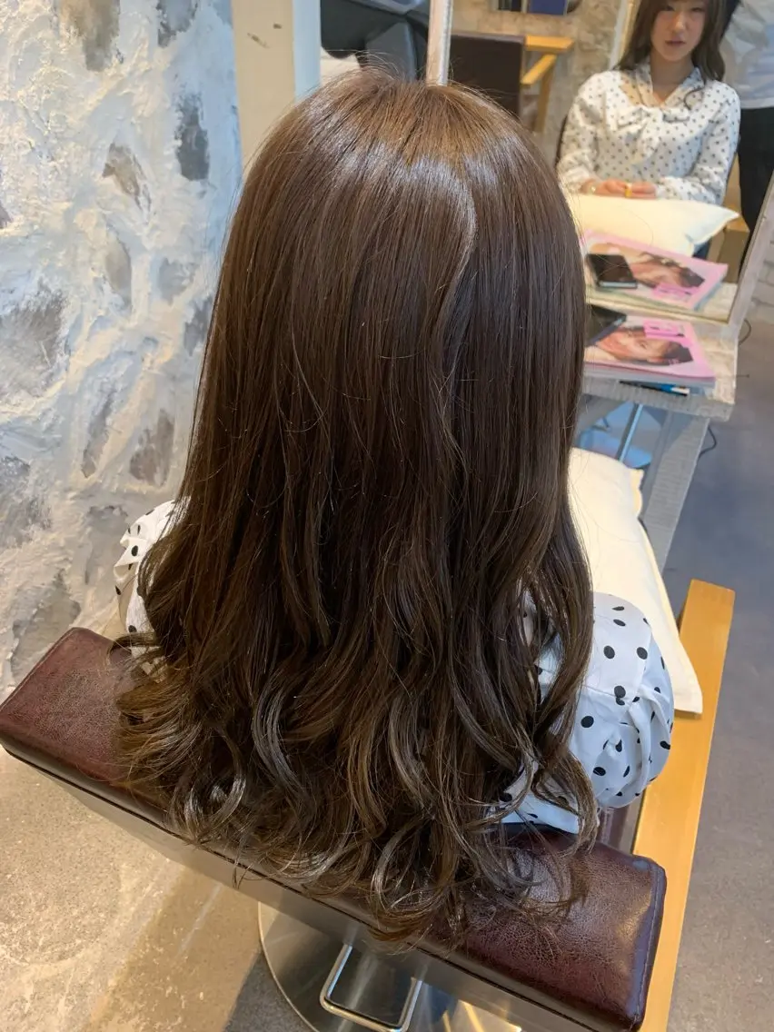 ロング カラー 塚本 昂のヘアスタイル