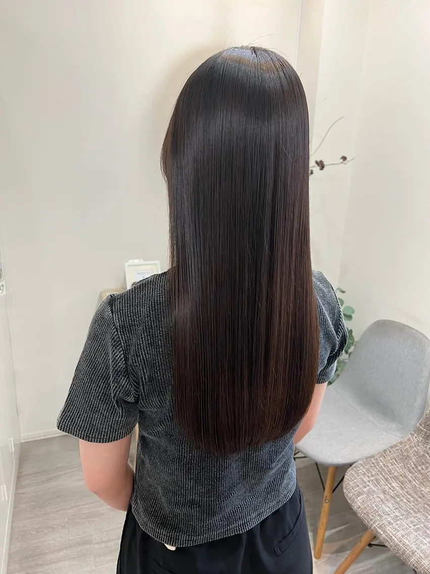 ロング カット 縮毛矯正 トリートメント ROCCAhair 瞭汰のヘアスタイル