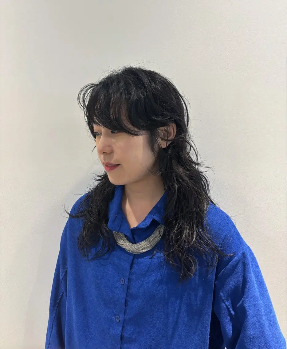 ロング パーマ 🟧オシャレ女子多数 アツシ🟧のヘアスタイル
