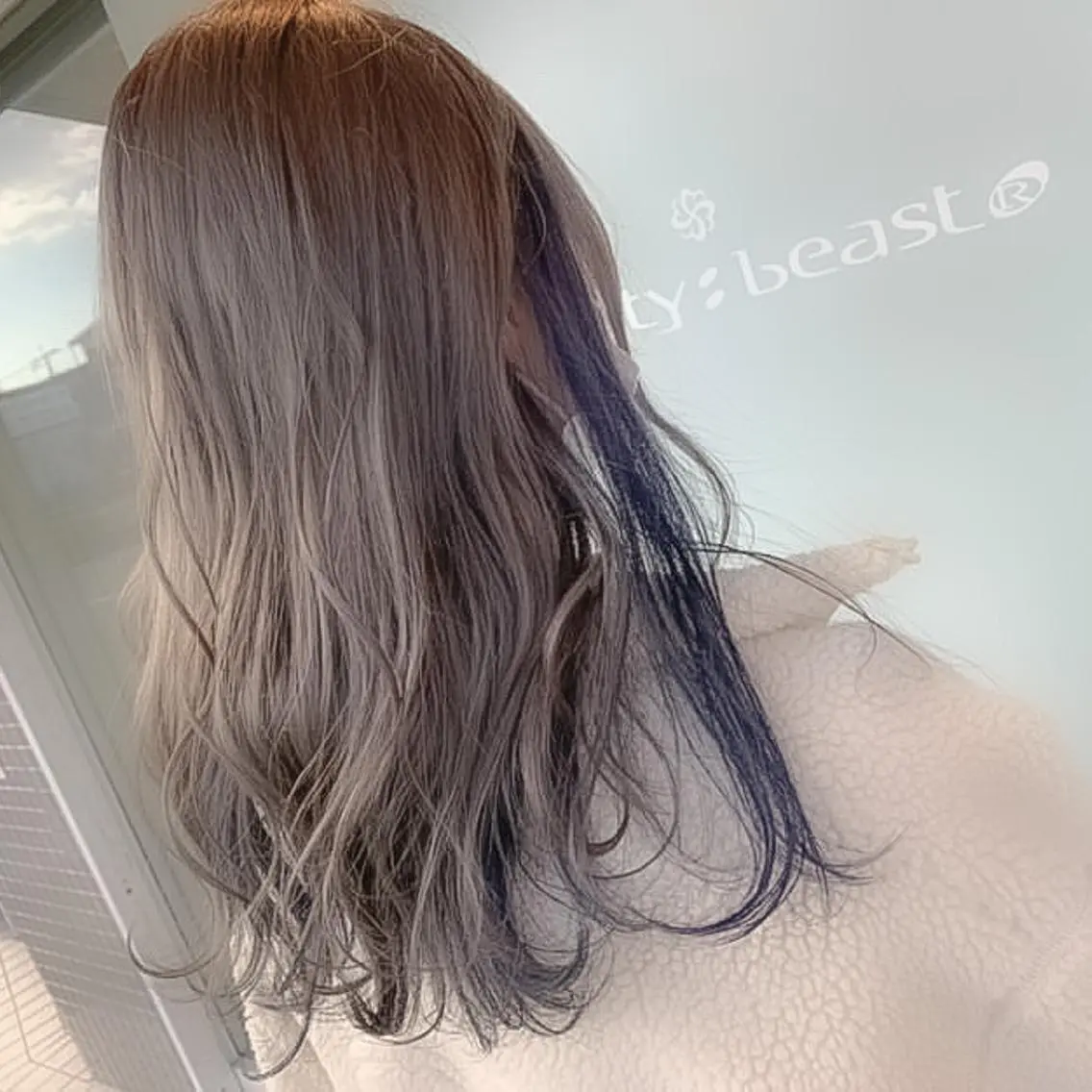 ミディアム パーマ カラー beauty: beast 大名店のヘアスタイル
