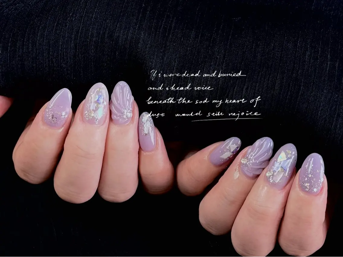 ネイル ハンドネイル 💜MIYA NAIL鶴見店のネイルデザイン