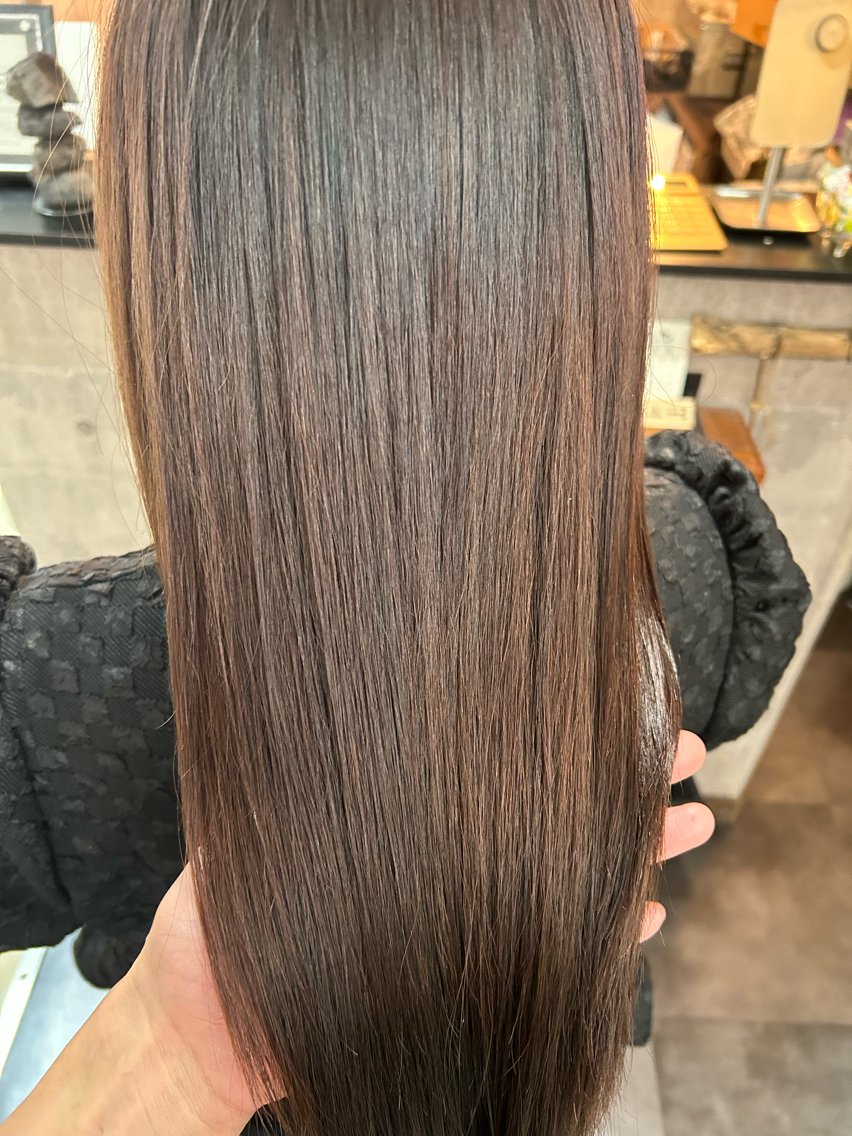 ロング 新田 修司のヘアスタイル