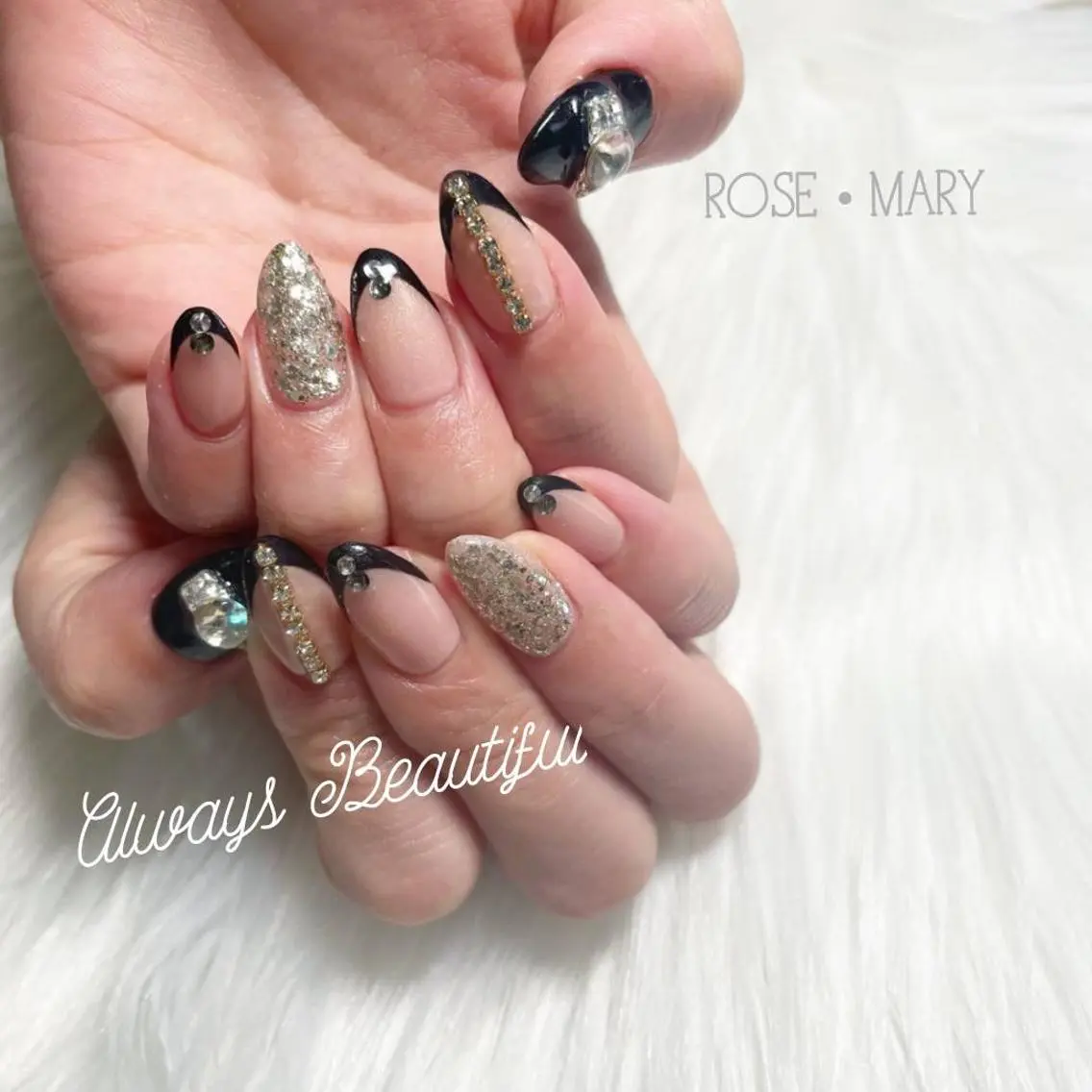 ネイル ハンドネイル ROSE・ MARY 鈴木のネイルデザイン