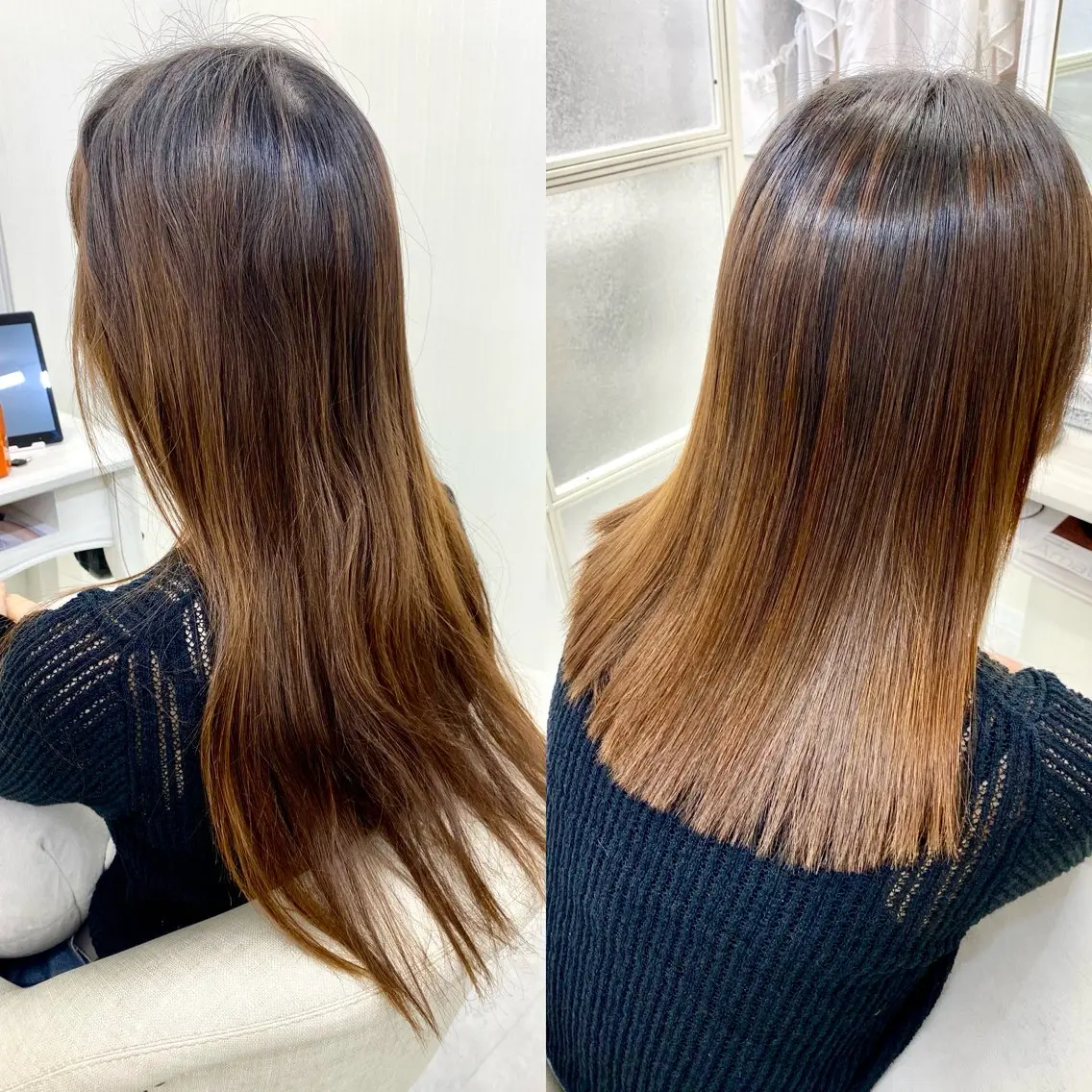 セミロング カット 縮毛矯正 トリートメント 【乾かすだけで革命】 早矢仕正志のヘアスタイル