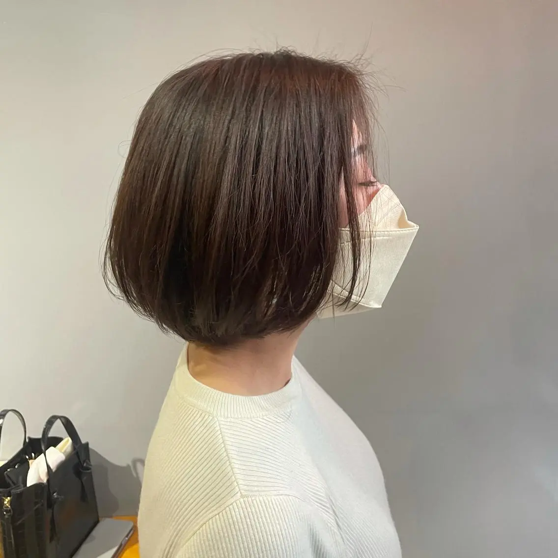 ミディアム カラー グラデーションカラー ボブ 渡辺俊介 暗髪カラー /美髪矯正/髪質改善のヘアスタイル