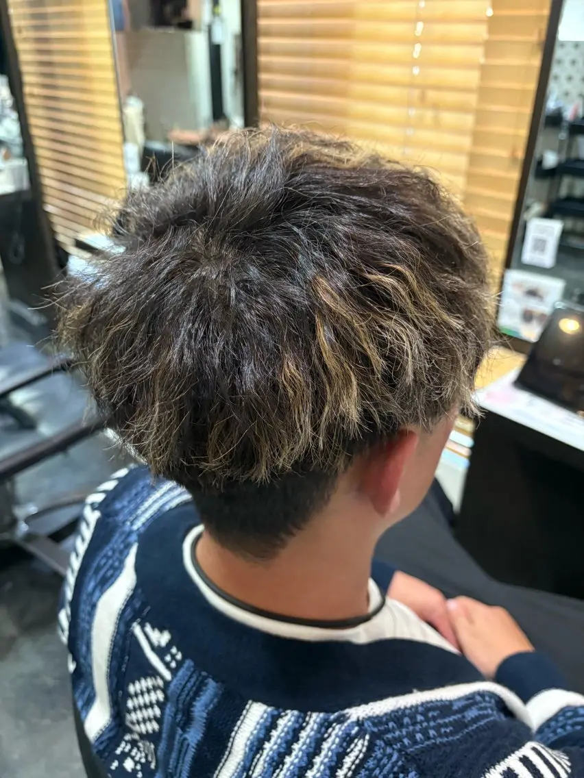 パーマ メンズ メンズパーマ 奥山 和奏のヘアスタイル