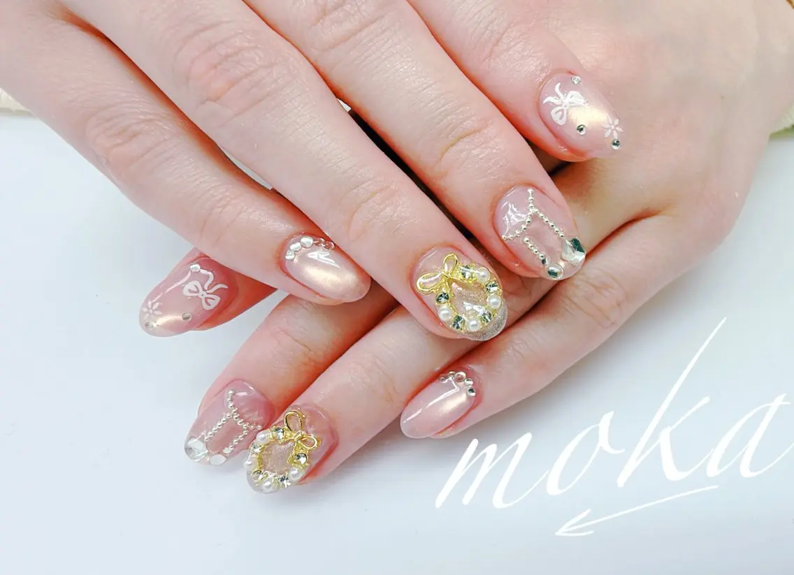 ネイル 胡蝶蘭レディースサロ ンNailMOKAのネイルデザイン