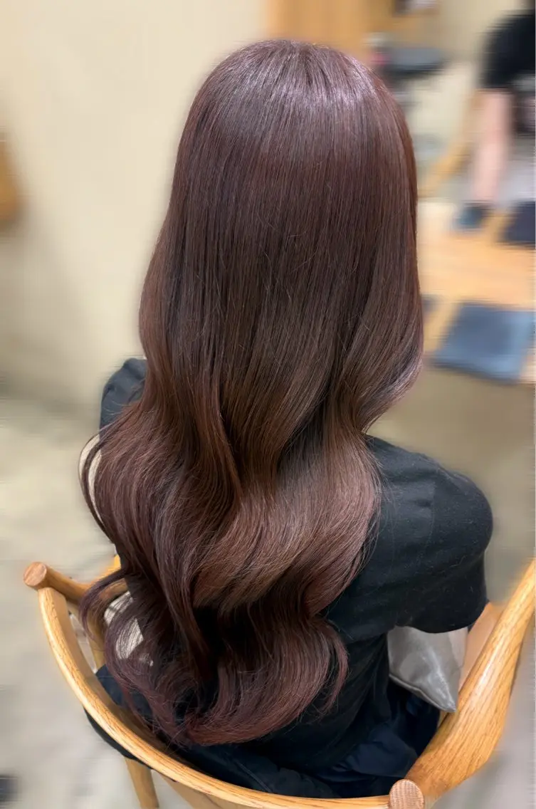 ロング カラー ヘアアレンジ ヘアカラー 🎀ワンカラー/ 髪質改善あやな🪽のヘアスタイル